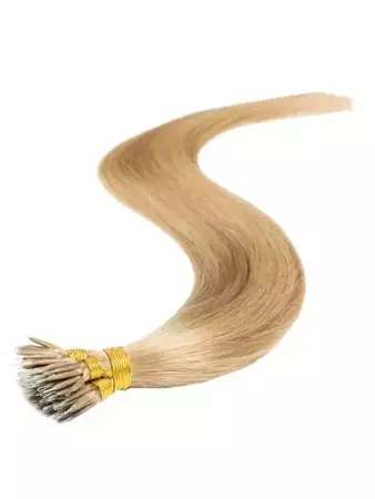 Włosy naturalne doczepiane na nano ringi 50cm 1g 20 sztuk  - kolor #16